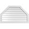 Ekena Millwork Octagonal Top Surface Mount PVC Gable Vent w/ 2"W x 2"P Brickmould Sill Frame, 36"W x 22"H GVPOT36X2203SN - alternate 1